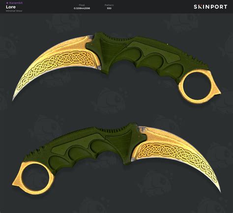 karambit lore minimal wear price  Easy and Secure with Skinport